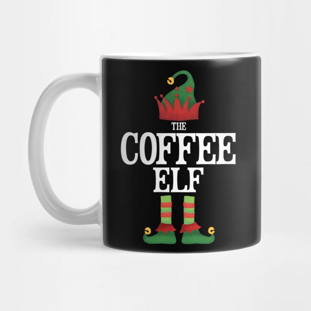 Coffee Elf Matching Family Group Christmas Party Pajamas by uglygiftideas